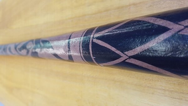 Didgeridoo Baked Wood Fiberglas Maori Note E