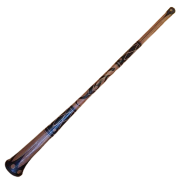 Didgeridoo Baked Wood Fiberglas Maori Note F